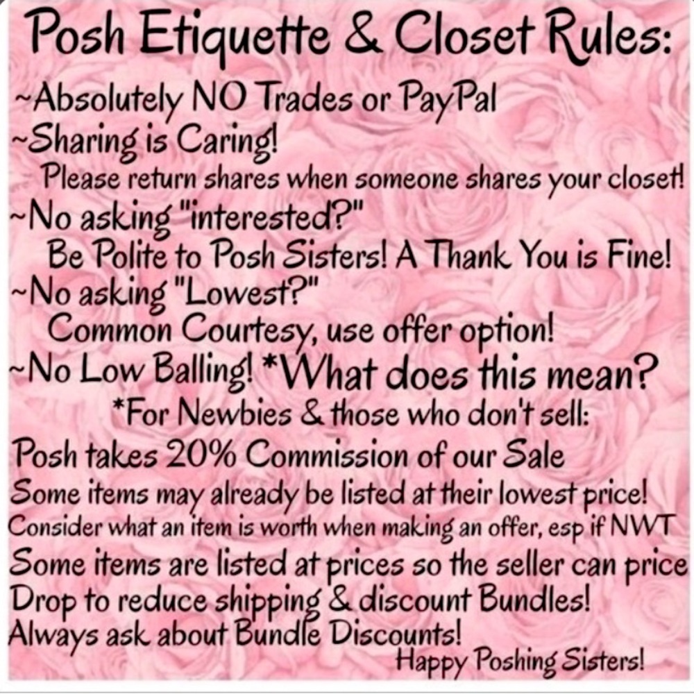 🎀 Poshmark Etiquette 🎀